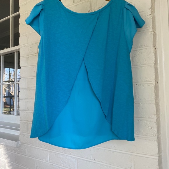 Talbots Blue Blouse - Picture 2 of 4